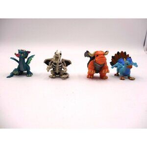 Dragamonz‎  Mystic Dragon Minifigure Mini Figure Toy 4 Lot